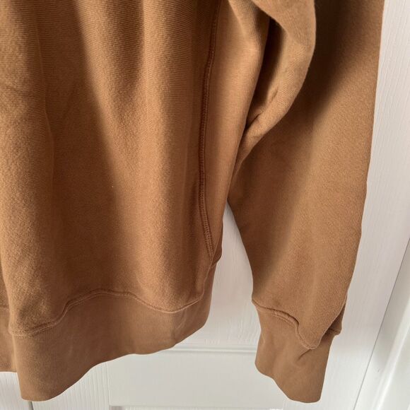 NWT $310 Les Tien Heavyweight Hoodie Size Small Men Faded Brown Brushed Fleece - Picture 9 of 13